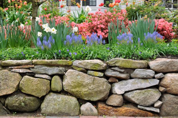 Stone Wall Hardscaping in Bothell
