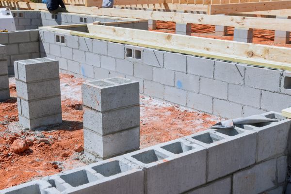 Cement Block Installation in Bothell