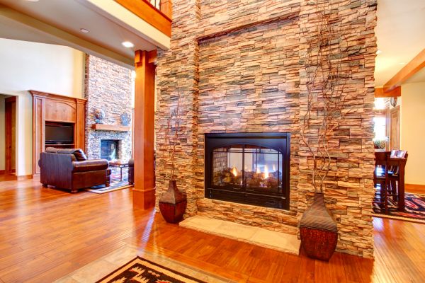 Stone Hearth Installation in Bothell